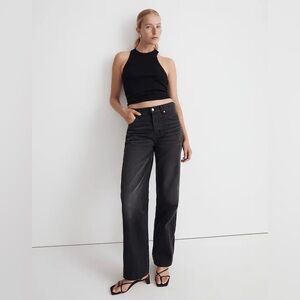 Madewell Low Slung Straight Jeans (25) Kent Wash